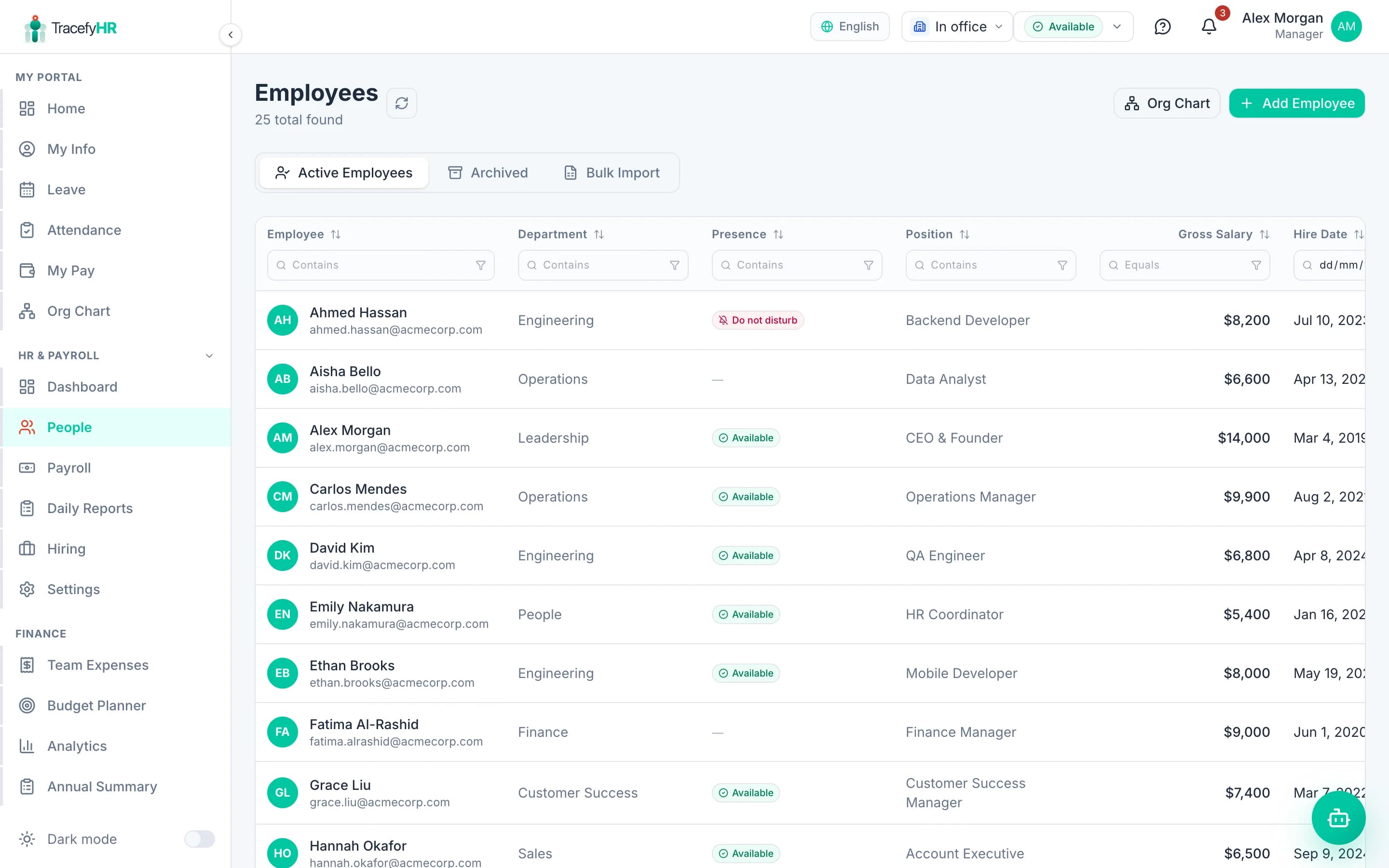 Employee Management screenshot